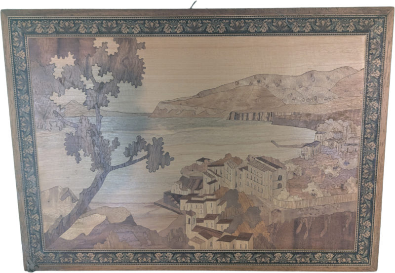 Holz-Intarsie 35 cm x 25 cm