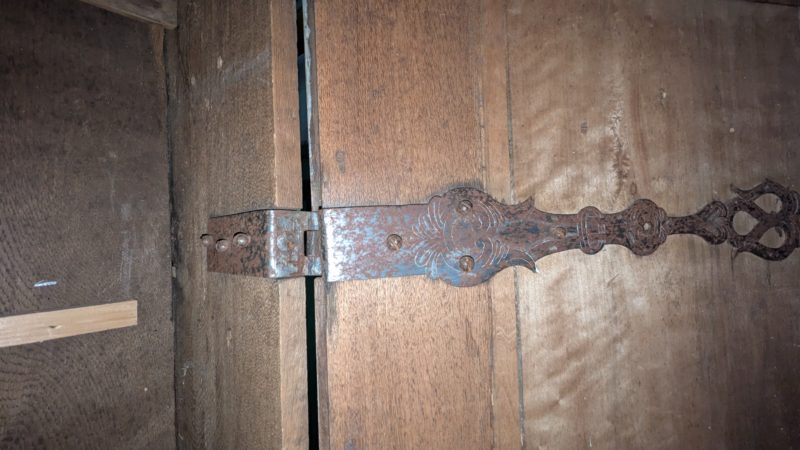 Zweitüriger Renaissance-Schrank aus Eiche, zweiteilig 1580 - 1620 – Bild 22
