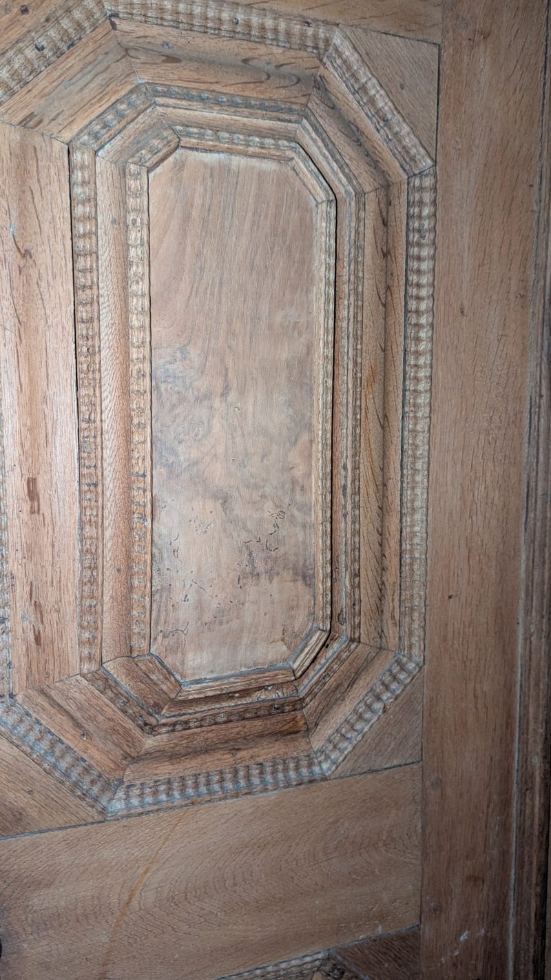 Zweitüriger Renaissance-Schrank aus Eiche, zweiteilig 1580 - 1620 – Bild 4