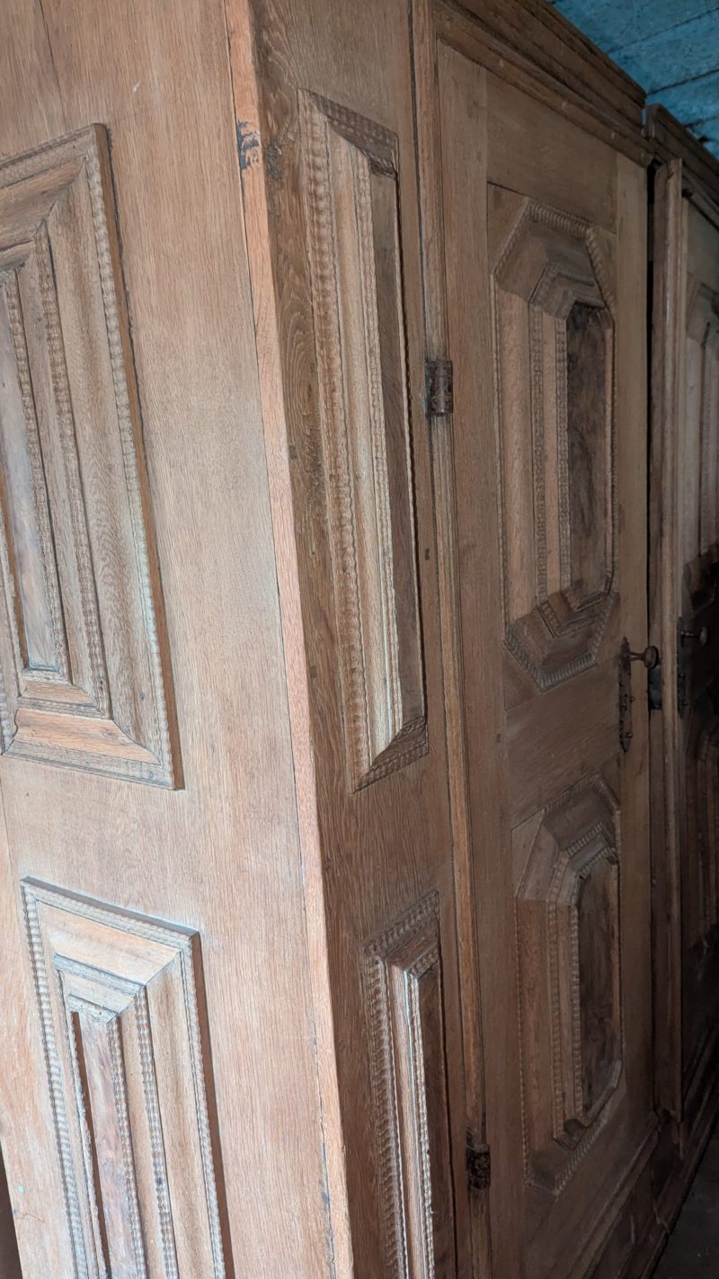 Zweitüriger Renaissance-Schrank aus Eiche, zweiteilig 1580 - 1620 – Bild 6